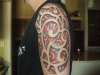Negative Tribal Celtic Tattoo