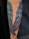 bloody wings tattoo