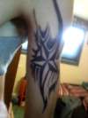 tribal nautical star tattoo