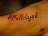 Hallelujah baby ;) tattoo