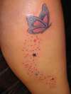 2nd tattoo, butterfly with fairy dust 2-16-09 tattoo