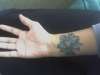 Blue Flower tattoo