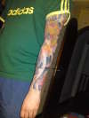 full koi sleeve tattoo