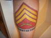 Sergeant of Marines tattoo