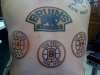 bruins ink colored tattoo