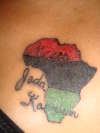 Africa with Love tattoo