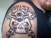 harley skull tattoo