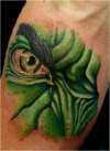 Hulk Eye tattoo
