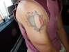 italian flag tattoo