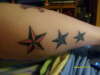Nautical Stars tattoo