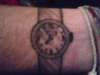 wrist watch tattoo