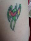 birdie with love tattoo