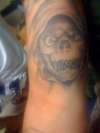 skull with CA in eyes for california tattoo