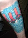 MYWAR CROSSES AND SKULLS (top part finished) tattoo