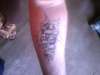 Beginning of a sleeve tattoo