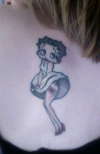 Betty Boop as Marilyn Monroe tattoo