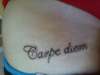 Carpe diem tattoo