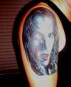 Kate Beckinsale from Underworld tattoo