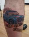 his dads truck tattoo