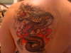 Dragon Back piece tattoo
