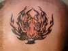 Tiger in tribal tattoo