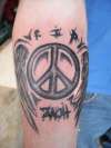 Peace tattoo