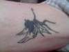 black fairy tattoo