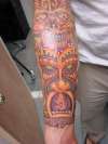 totem pole tattoo