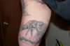 inside arm doe and fawn tattoo