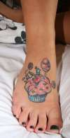 Cupcake tattoo