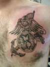 USMC Eagle Globe Anchor tattoo
