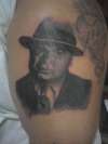 my first portrait Al Capone tattoo