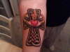 Celtic Cross/Claddagh tattoo