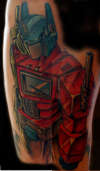 Optimus Prime Transformers tattoo