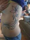 Tribal on Rib Cage tattoo