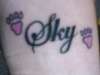 Sky tattoo