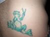 Peace Frog tattoo