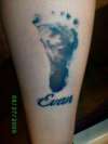 footprint tattoo