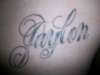 Lettering tattoo