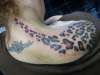 leopard print tattoo
