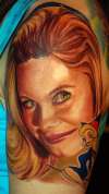 samantha stephens, bewitched tattoo