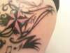 stars and music notes tattoo