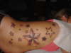 stars on side tattoo