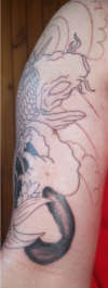 Koi Half Sleeve (inside) tattoo