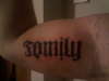 Ambigram tattoo