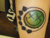 blink-182 2009 Smiley tattoo
