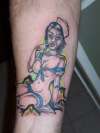 sailor girl tattoo
