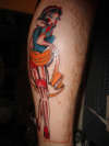 snow white pinup tattoo