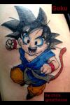 Dragonball GT Goku tattoo