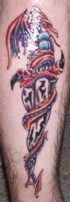 Dragon Dagger tattoo